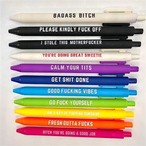 Motivational Pen Set, cute pens, motivation, teacher gift, stationery