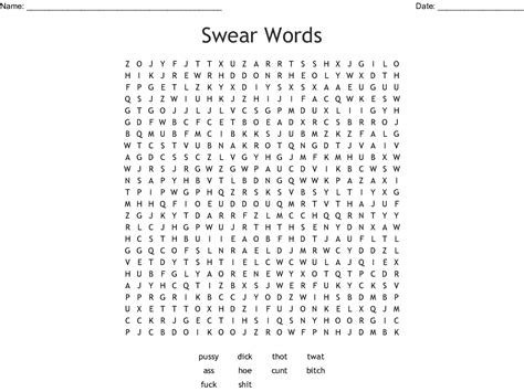 Swear Word Word Search for Adults - amazon.com