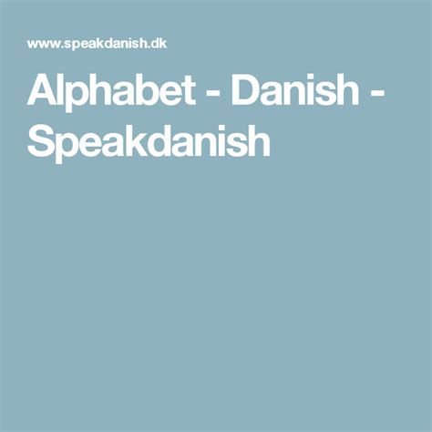 Swearing - Danish - Speakdanish