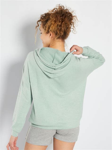 Sweat vert d'eau