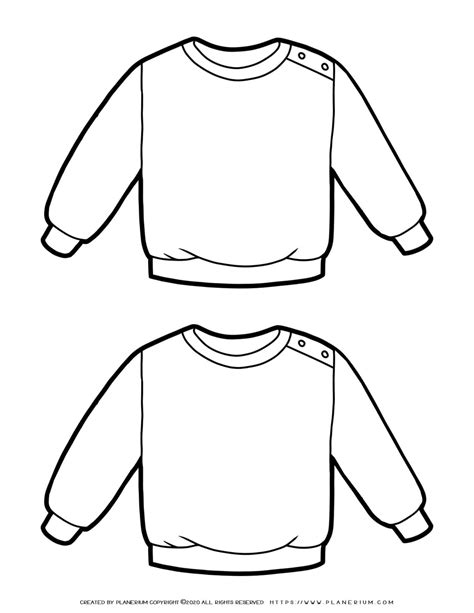 Sweater Printable Template