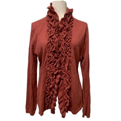 Sweaters Garnet Hill Ruffled Wrap Robe - Poshmark