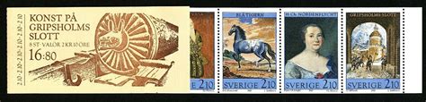 Sweden 1987 Art at Gripsholm Castle FACIT H378 Complete MNH ...