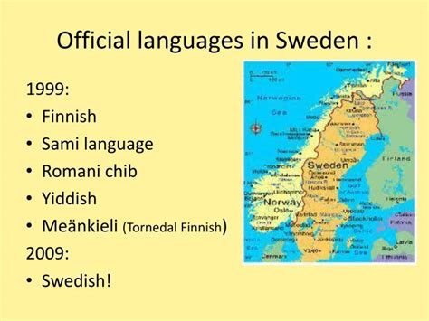 Sweden Official Language