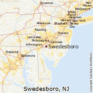 Swedesboro new jersey us. Country Subdivision: NJ Country Subdivision Name: New Jersey Extended Postal Code: 08085-1268 Country Code: US Country: United States Country Code ISO3: USA Freeform Address: 300 Berkeley Drive, Swedesboro, NJ 08085 Local Name: Swedesboro View Port: Top Left: 39. 76471, -75. 33709 Bottom Right: 39. 76233, -75. 33399 Entry Point: 