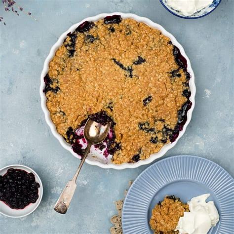 Swedish blueberry pie - Scandicuisine