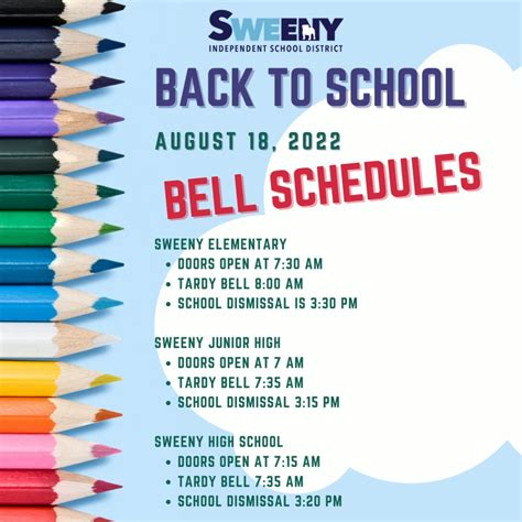 Sweeny ISD The Sweeny ISD academic calendar has been...