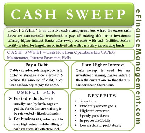 * Cash sweep options for accounts enrolled in Investment Advisory Prog