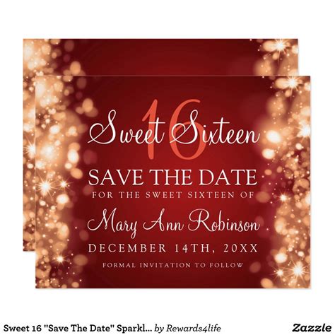 Sweet Sixteen Save the Date: Set the Stage for a Grand Celebration