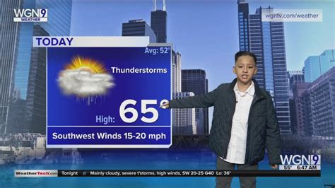 Sweetest Friday Forecaster gives weather report with a special surprise!