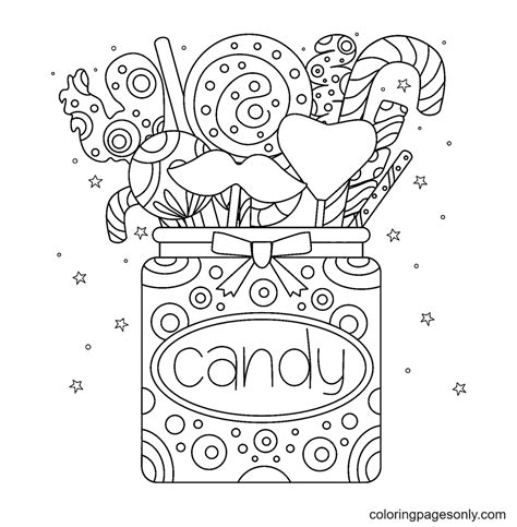 Sweets Coloring Pages Coloring Home