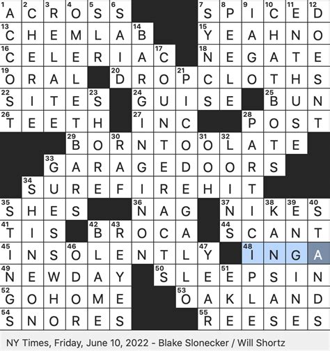 Sweets nyt crossword clue. Mini Clues / By Nate Parkerson. and sweet NYT Crossword Clue Answers are listed below. Did you came up with a solution that did not solve the clue? No worries the correct answers are below. When you see multiple answers, look for the last one because that’s the most recent. AND SWEET Crossword Answer. 