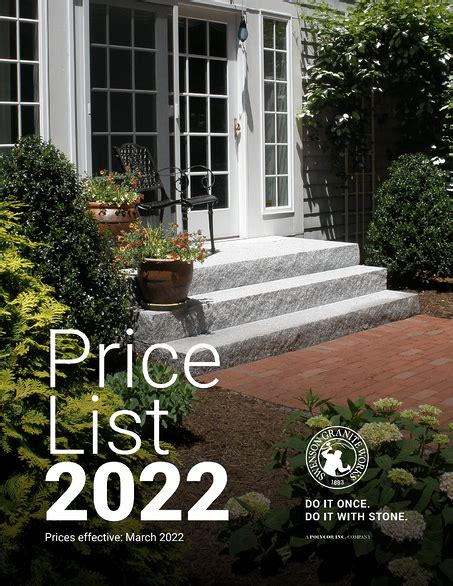 Swenson Granite Price List