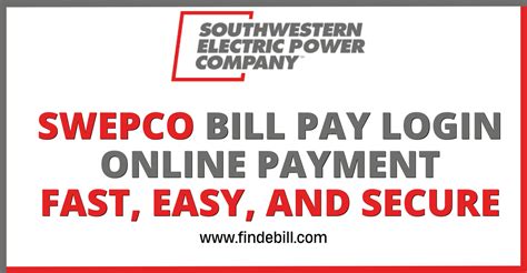doxo is a secure all-in-one service to organize and pay your Southwestern Electric Power Company bills online. You can pay with a credit card, debit card, Apple Pay or bank account. You can also find your bill, track your payments, and get real-time updates on your account balance and history..
