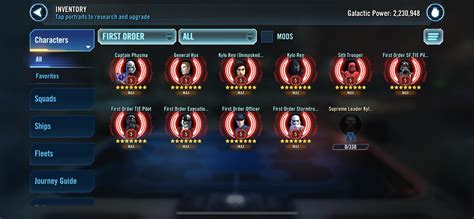 Swgoh Best First Order Team (2025)