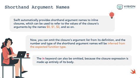 Swift current online.  The shorthand argument names are automatically provided by Swift...