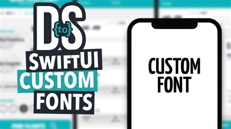 SwiftUI Tutorial Custom Fonts YouTube