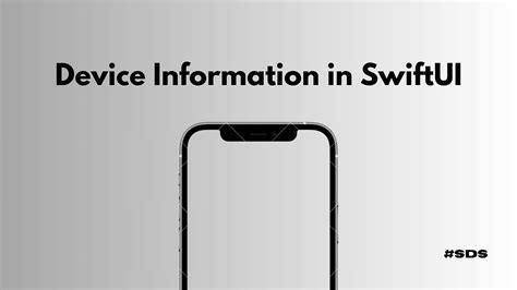 Swiftui detect device.  Overview Use a UIDevice object to get informatio...