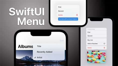 Swiftui menu example.  Aug 6, 2024 · Learn to create SwiftUI menus with the Menu vi...