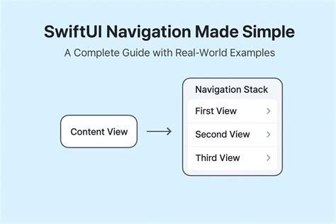 Swiftui navigation view.  1.  In SwiftUI, things are more declarative &mdash; but ...