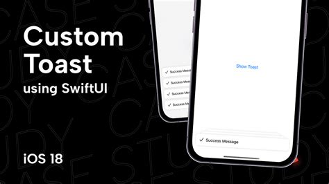 Swiftui toast.  The code we provide will include swipe-to-dismiss gestures ...