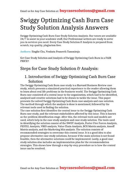 Swiggy Optimizing Cash Burn PESTEL Analysis - case48.com