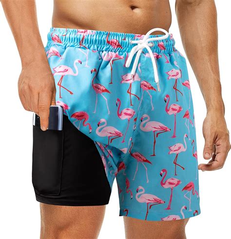 Swim trunks with liner. BRISIRA Swim Trunks Men Quick Dry Swim Shorts 5 inch Inseam Stretch Water Beach Shorts with Compression Liner Zipper Pocket 4.6 out of 5 stars 1,566 1 offer from $32.99 