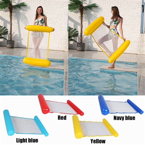 Swimming Pool Float Hammock Multi-Purpose Inflatable Water …