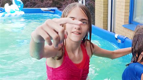 Swimming pool challenge. Last to Leave the Swimming Pool Wins! We are continuing our last to leave challenge to see who will win the $1000! The last SOTY family member to stop swimmi... 