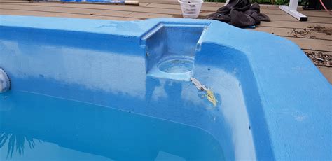 Swimming pool gel coat. .  ...