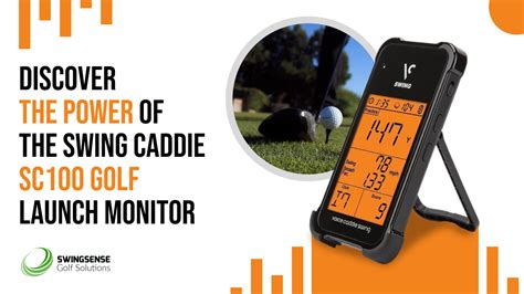 Swing Caddie SC100 Golf Launch Monitor - SwingSense