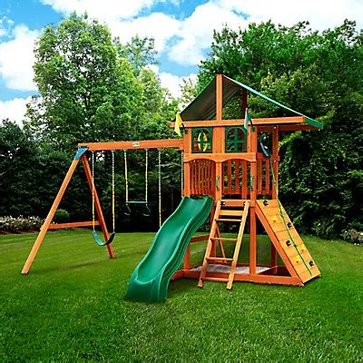 Get Your Swing Set While Supplies Last! Gorilla Playsets swing sets are in high-demand because of their superior quality and undeniable appeal. Snag yours quick! Gorilla Certified Swing Sets. Wood cedar playsets with slides, swings, rocks walls, and more. Browse our entire line of kids swing sets and accessories.
