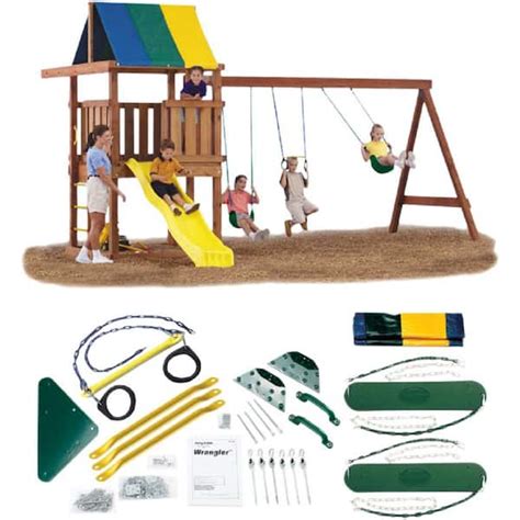 Swing-N-Slide Playsets DIY Wrangler Custom Outdoor Playset …