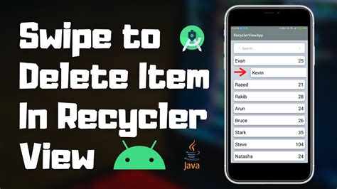 Swipe to show delete button android recyclerview github.  I intent to create a table where on sw...