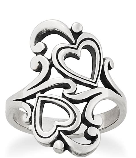 Swirls and scrolls heart ring. Order today with next day delivery. With the illusion of being three perfectly positioned individual rings, this style makes a strong statement. 