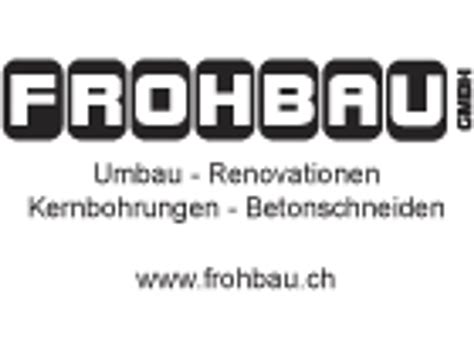 Swiss company Frohbau GmbH in Gansingen Switzerland