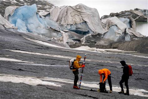 Swiss glacier watcher warns recent heat wave threatens severe melt again this year after record 2022