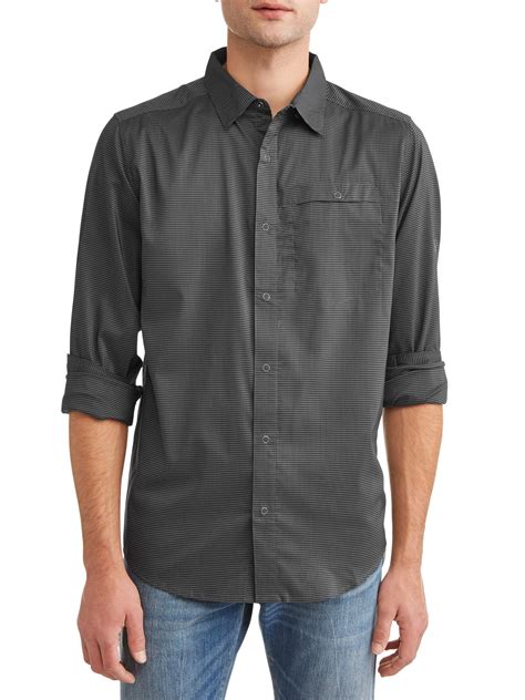 Shop Men's Swiss Tech Gray Black Size XXL Shirts at a dis