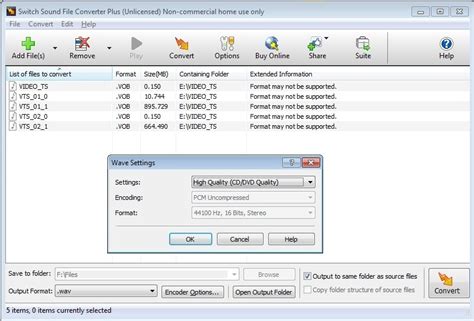 Switch Audio File Converter for Windows