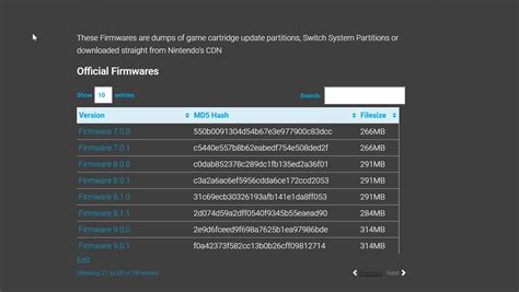 Switch Firmwares - Darthsternie