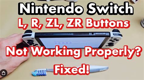 Switch Lr Buttons Not Working