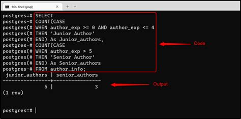 Switch case in postgresql function