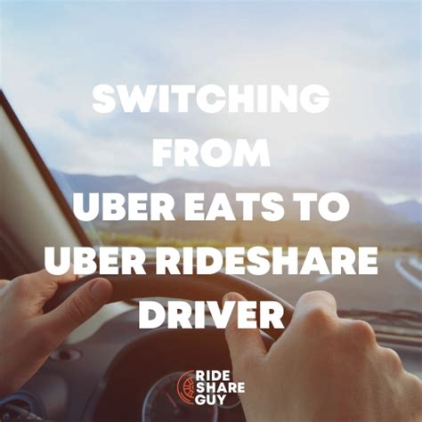 Switch uber eats to uber driver.  Explore Uber help resources or contac...