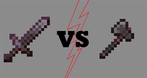 Sword vs Axe in Minecraft which one is better 
