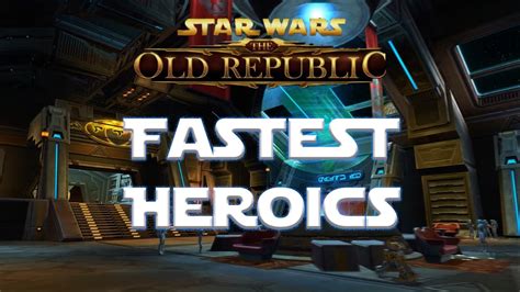 Swtor fast heroics. Nov 26, 2015 · The Three heroics on Ord Mantal are all really easy and quick and in the same area, so those should definitely go on the list. Belsavis has Jungle fight. which is really kill up to 10 mobs in a cave and click on a body, if someone has just done it recently you can't get the bonus until the mobs respawn, but you run into a small cave click a body and quest over, super short. 