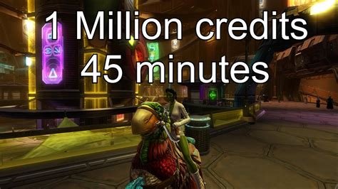 Earning credits in Star Wars: The Old Republic isn’t as difficult as it might seem – in this video, we’ll be going over how to earn credits efficiently at le....
