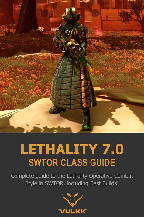 Swtor operative lethality. This would improve rotation like a lot. This would require som other skills change too: Toxic Haze - removed. Corrosive Dart - damage increased by ~20% This can be added to the Lethal Injectors passive - to make this unique for the Lethality tree. Corrosive Grenade - damage increased by ~20%. Also, 6 sec stun of standard and weak … 