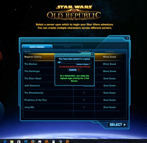 Swtor servers down. Jun 10, 2021 · 3. Posted June 10, 2021. Hello, My friend and I (along with half of my guild, according to Discord) just got booted from the game, and it says that the login status is unavailable; sorry to bug you during a time like this, but what just happened? It appears as though the servers went down, and yet it says that all servers are currently up. 