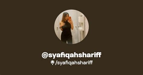Syafiqahshariff Onlyfans Leak