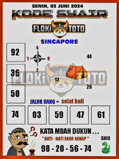 Syair macau 3 juni 2022. Togel singapore kemarin.